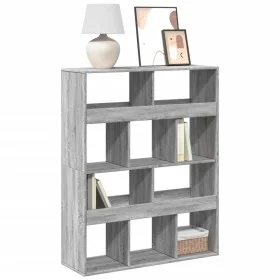 Estantería de madera de ingeniería gris Sonoma 100x33x125,5 cm de , Librerías y estanterías - Ref: Foro24-3309362, Precio: 10...