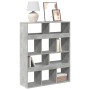 Estantería madera de ingeniería gris hormigón 100x33x125,5 cm de , Librerías y estanterías - Ref: Foro24-3309360, Precio: 98,...