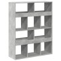 Estantería madera de ingeniería gris hormigón 100x33x125,5 cm de , Librerías y estanterías - Ref: Foro24-3309360, Precio: 98,...
