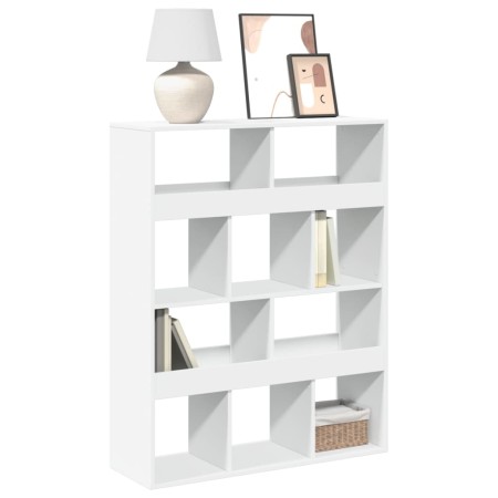 Estantería de madera de ingeniería blanca 100x33x125,5 cm de , Librerías y estanterías - Ref: Foro24-3309357, Precio: 98,82 €...