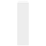 Estantería de madera de ingeniería blanca 100x33x125,5 cm de , Librerías y estanterías - Ref: Foro24-3309357, Precio: 98,82 €...