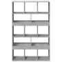 Estantería de madera ingeniería gris hormigón 100x33x156,5 cm de , Librerías y estanterías - Ref: Foro24-3309369, Precio: 113...