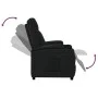 Schwarzer Kunstleder-Fernsehsessel von , Sessel - Ref: Foro24-348413, Preis: 223,32 €, Rabatt: %