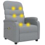 Sillón de masaje tela gris claro de , Sillones de masaje eléctricos - Ref: Foro24-348299, Precio: 196,26 €, Descuento: %