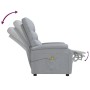 Sillón de masaje tela gris claro de , Sillones de masaje eléctricos - Ref: Foro24-348299, Precio: 196,26 €, Descuento: %