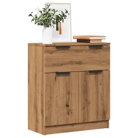 Aparador de madera de ingeniería roble artisan 60x30x70 cm de , Aparadores - Ref: Foro24-856839, Precio: 96,21 €, Descuento: %