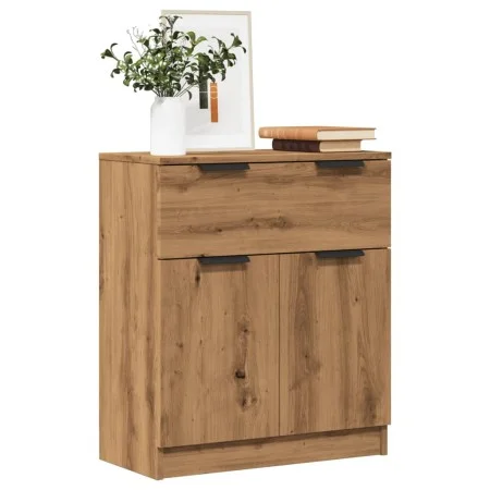 Aparador de madera de ingeniería roble artisan 60x30x70 cm de , Aparadores - Ref: Foro24-856839, Precio: 91,09 €, Descuento: %