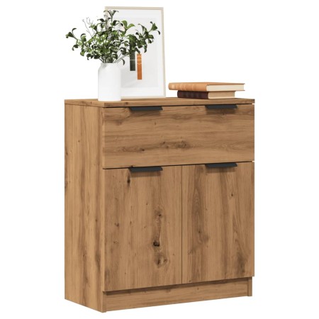 Aparador de madera de ingeniería roble artisan 60x30x70 cm de , Aparadores - Ref: Foro24-856839, Precio: 96,21 €, Descuento: %