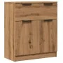 Aparador de madera de ingeniería roble artisan 60x30x70 cm de , Aparadores - Ref: Foro24-856839, Precio: 91,09 €, Descuento: %