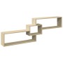 Armario de pared madera de ingeniería roble Sonoma 158x18x53 cm de , Estantes y estanterías - Ref: Foro24-854816, Precio: 37,...