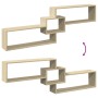 Armario de pared madera de ingeniería roble Sonoma 158x18x53 cm de , Estantes y estanterías - Ref: Foro24-854816, Precio: 37,...