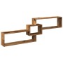 Mueble pared madera ingeniería madera envejecida 158x18x53 cm de , Estantes y estanterías - Ref: Foro24-854821, Precio: 34,41...
