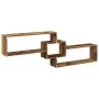 Mueble pared madera ingeniería madera envejecida 158x18x53 cm de , Estantes y estanterías - Ref: Foro24-854821, Precio: 32,96...