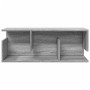 Armario de pared madera de ingeniería gris Sonoma 80x20x30 cm de , Estantes y estanterías - Ref: Foro24-854837, Precio: 30,67...
