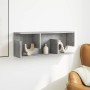 Armario de pared madera de ingeniería gris hormigón 80x20x30 cm de , Estantes y estanterías - Ref: Foro24-854835, Precio: 29,...