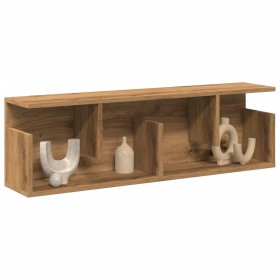 Mueble de pared madera ingeniería roble artisian 100x20x30 cm de , Estantes y estanterías - Ref: Foro24-854849, Precio: 50,15...