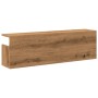 Mueble de pared madera ingeniería roble artisian 100x20x30 cm de , Estantes y estanterías - Ref: Foro24-854849, Precio: 50,15...