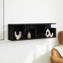 Armario de pared madera de ingeniería negro 100x20x30 cm de , Estantes y estanterías - Ref: Foro24-854842, Precio: 39,26 €, D...
