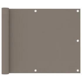 Toldo para balcón de tela Oxford gris taupe 75x400 cm de vidaXL, Sombrillas - Ref: Foro24-134985, Precio: 21,78 €, Descuento: %