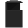 Armario de pared madera de ingeniería negro 100x20x30 cm de , Estantes y estanterías - Ref: Foro24-854842, Precio: 39,26 €, D...