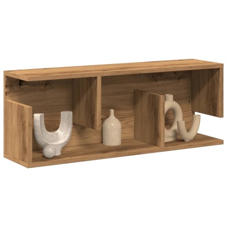 Armario de pared madera ingeniería roble artesanal 80x20x30 cm de , Estantes y estanterías - Ref: Foro24-854840, Precio: 36,1...