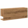 Armario de pared madera ingeniería roble artesanal 80x20x30 cm de , Estantes y estanterías - Ref: Foro24-854840, Precio: 36,1...