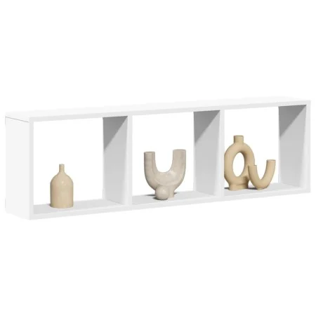 Armario de pared madera de ingeniería blanco 100x16x30 cm de , Estantes y estanterías - Ref: Foro24-854868, Precio: 31,65 €, ...