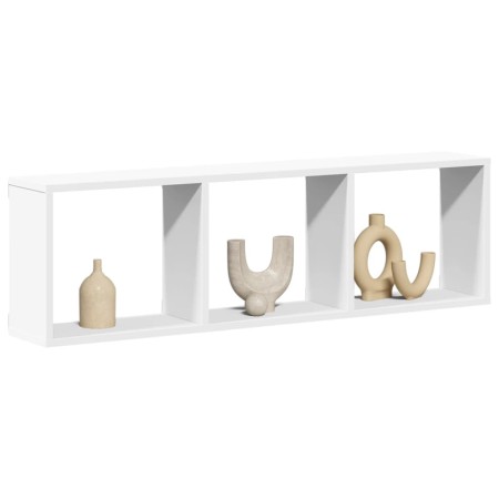 Armario de pared madera de ingeniería blanco 100x16x30 cm de , Estantes y estanterías - Ref: Foro24-854868, Precio: 32,17 €, ...