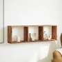 Mueble de pared madera de ingeniería envejecida 100x16x30 cm de , Estantes y estanterías - Ref: Foro24-854875, Precio: 29,44 ...