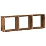 Mueble de pared madera de ingeniería envejecida 100x16x30 cm de , Estantes y estanterías - Ref: Foro24-854875, Precio: 29,44 ...