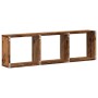 Mueble de pared madera de ingeniería envejecida 100x16x30 cm de , Estantes y estanterías - Ref: Foro24-854875, Precio: 29,89 ...