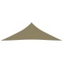 Toldo de vela triangular tela Oxford beige 3,5x3,5x4,9 m de vidaXL, Sombrillas - Ref: Foro24-135175, Precio: 32,50 €, Descuen...