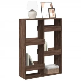 Estantería de madera de ingeniería marrón roble 100x33x135 cm de , Librerías y estanterías - Ref: Foro24-3309390, Precio: 93,...