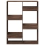 Estantería de madera de ingeniería marrón roble 100x33x135 cm de , Librerías y estanterías - Ref: Foro24-3309390, Precio: 94,...