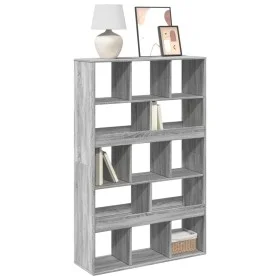 Estantería de madera de ingeniería gris Sonoma 100x33x156,5 cm de , Librerías y estanterías - Ref: Foro24-3309371, Precio: 11...