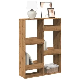Estantería de madera de ingeniería roble artisan 100x33x135 cm de , Librerías y estanterías - Ref: Foro24-3309392, Precio: 91...