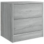 Mesita de noche madera de ingeniería gris Sonoma 40x30x40 cm de , Mesitas de noche - Ref: Foro24-815407, Precio: 46,46 €, Des...