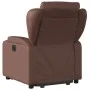 Sillón reclinable elevable cuero sintético marrón de , Sillones - Ref: Foro24-3204546, Precio: 287,19 €, Descuento: %
