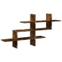 Estante pared madera ingeniería roble Sonoma 124,5x18x60,5 cm de , Estantes y estanterías - Ref: Foro24-853267, Precio: 39,37...