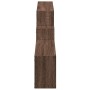 Armario de pared madera de ingeniería marrón roble 158x18x53 cm de , Estantes y estanterías - Ref: Foro24-854820, Precio: 40,...