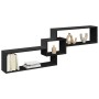 Armario de pared madera de ingeniería negro 158x18x53 cm de , Estantes y estanterías - Ref: Foro24-854815, Precio: 40,60 €, D...