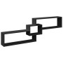 Armario de pared madera de ingeniería negro 158x18x53 cm de , Estantes y estanterías - Ref: Foro24-854815, Precio: 40,60 €, D...