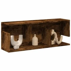 Armario de pared madera de ingeniería roble ahumado 80x20x30 cm de , Estantes y estanterías - Ref: Foro24-854836, Precio: 30,...