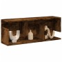 Armario de pared madera de ingeniería roble ahumado 80x20x30 cm de , Estantes y estanterías - Ref: Foro24-854836, Precio: 31,...