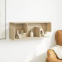 Armario de pared madera de ingeniería roble Sonoma 80x20x30 cm de , Estantes y estanterías - Ref: Foro24-854834, Precio: 34,9...