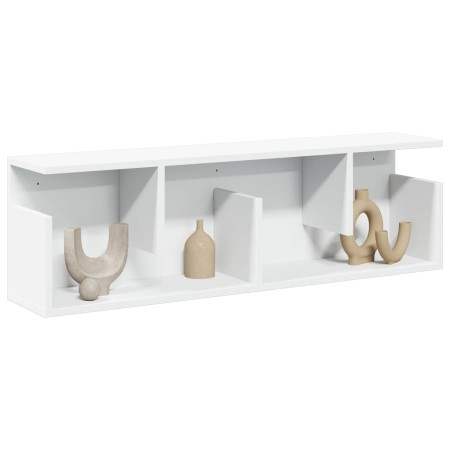 Armario de pared madera de ingeniería blanco 100x20x30 cm de , Estantes y estanterías - Ref: Foro24-854841, Precio: 35,07 €, ...