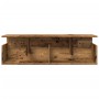 Mueble de pared madera de ingeniería envejecida 100x20x30 cm de , Estantes y estanterías - Ref: Foro24-854848, Precio: 44,09 ...