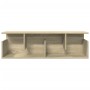 Armario de pared madera de ingeniería roble Sonoma 100x20x30 cm de , Estantes y estanterías - Ref: Foro24-854843, Precio: 40,...