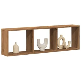 Armario de pared madera ingeniería roble artesanal 100x16x30 cm de , Estantes y estanterías - Ref: Foro24-854876, Precio: 30,...