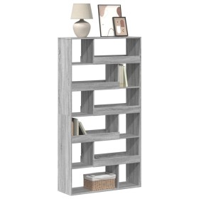 Estantería madera de ingeniería gris Sonoma 100x33x187,5 cm de , Librerías y estanterías - Ref: Foro24-3309353, Precio: 155,1...